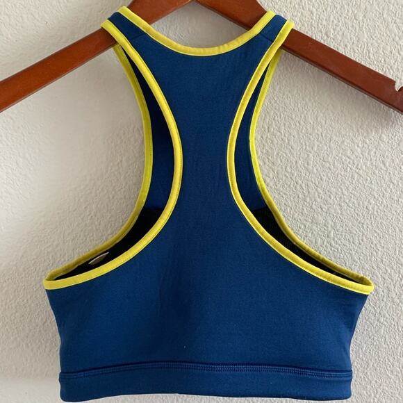 Derek Lam Athleta Neoprene Sports Bra Wetsuit High Neck Zipper Racer Back S - Picture 6 of 8